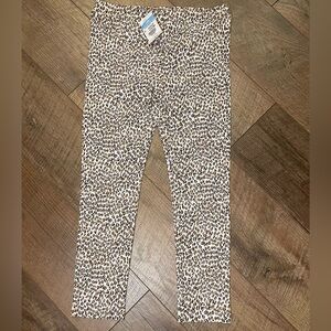 J.McLaughlin Girls Leopard Print Leggings | Size 8 | NWT Stretchy Pants